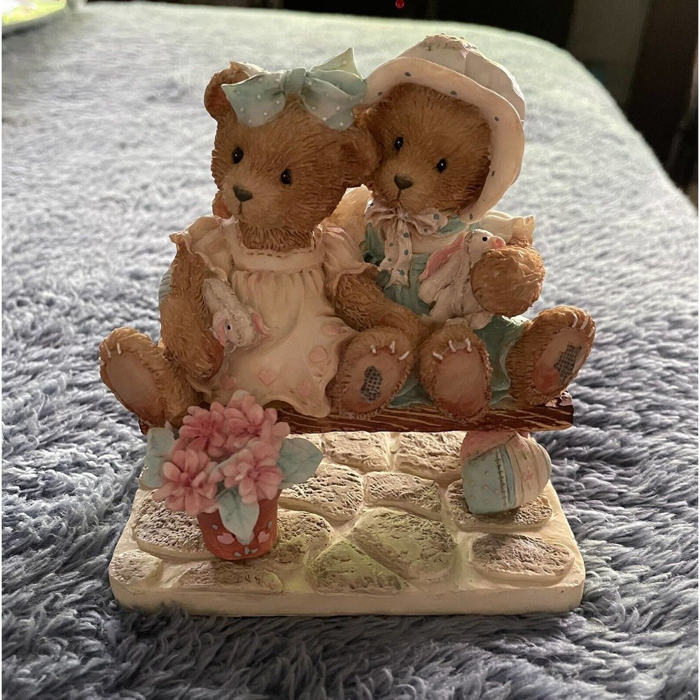 Cherished Teddies “Tracie and Nicole” Side By Side With Friends‎ 1992